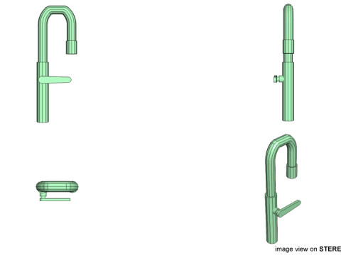 Tap Water Valve - Type 4 3D Model