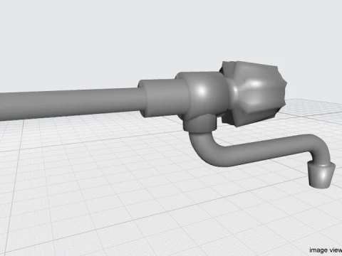 Tap Water Valve - Type 5 3D Model