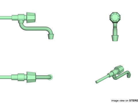 Tap Water Valve - Type 5 Model 3D