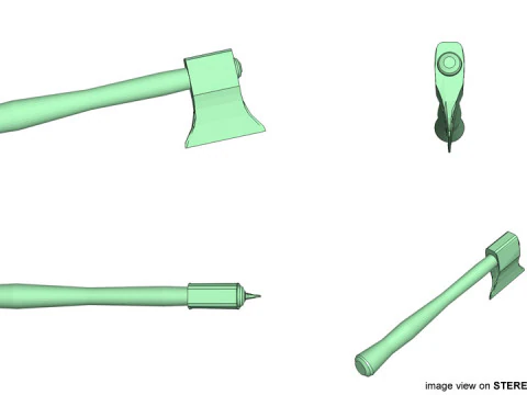 Civil Tool - Axe 3D Model