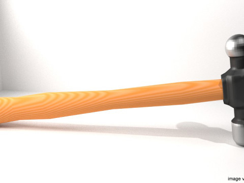 Civil Tool - Ball-peen Hammer 3D मॉडल