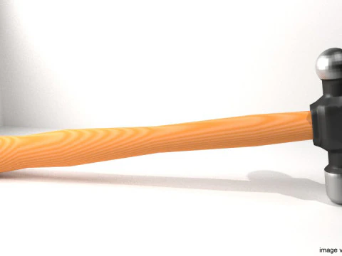 Strumento civile: martello a penna sferica Modello 3D