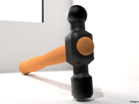 Civil Tool - Ball-peen Hammer Modello 3D