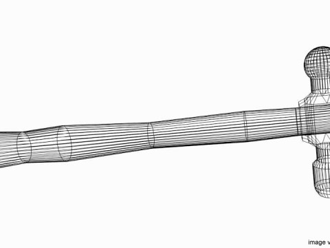 Civil Tool - Ball-peen Hammer Modello 3D