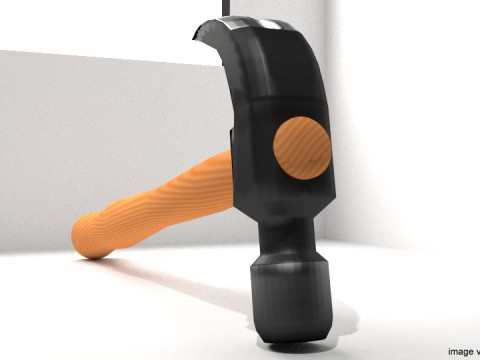 Civil Tool - Claw Hammer Modello 3D