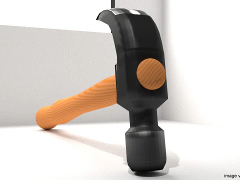 Civil Tool - Claw Hammer 3D Model