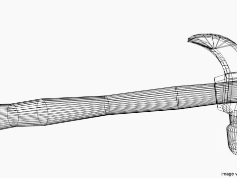 Civil Tool - Claw Hammer 3D Model