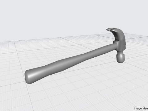 Civil Tool - Claw Hammer Modello 3D