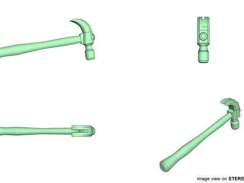 Civil Tool - Claw Hammer Modello 3D