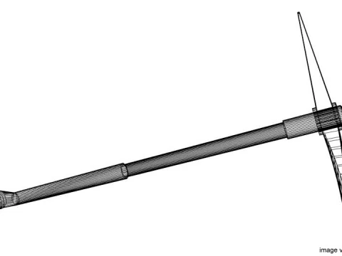 Civil Tool - Pick-axe 3D Model