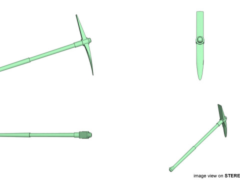 Civil Tool - Pick-axe Modelo 3D