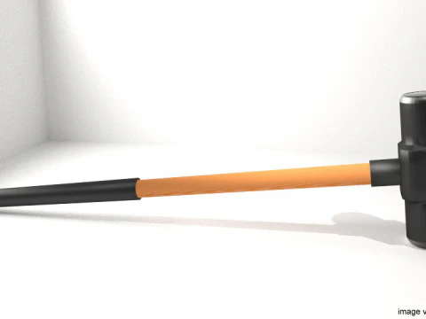 Strumento civile: mazza Modello 3D