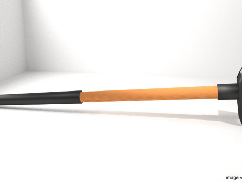 Civil Tool - Tack Hammer 3D Model