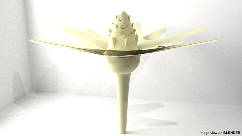 Flower - Cape 3D Model .c4d .max .obj .3ds .fbx .stl .blend 