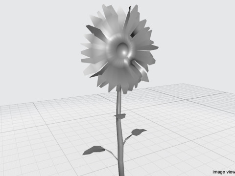 Flower - Sunflower 3D-Modell