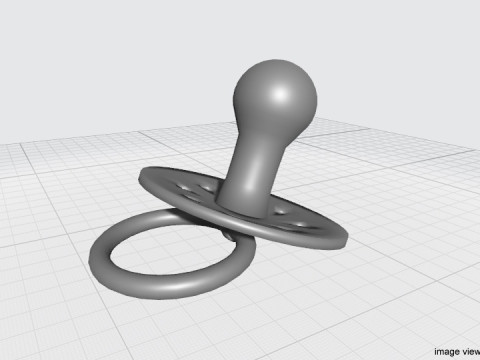Pacifier Model 3D