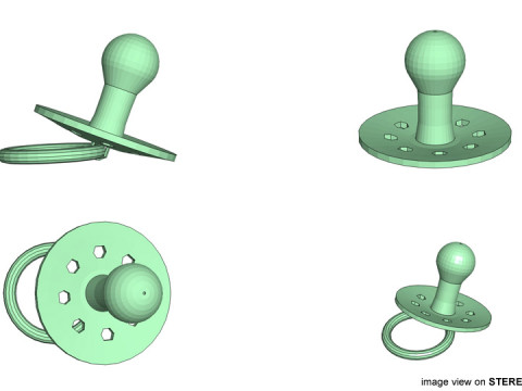 Pacifier Model 3D