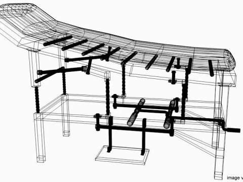 Operation Bed 3D Model