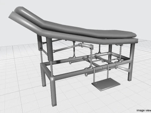 Operation Bed 3D Model