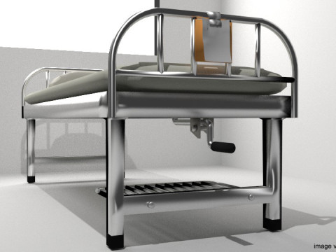 Patient Bed Model 3D