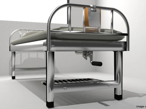 Patient Bed 3D Model