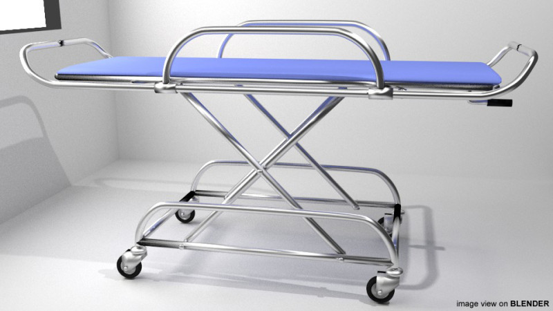 Stretcher 3D मॉडल .c4d .max .obj .3ds .fbx .stl .blend 