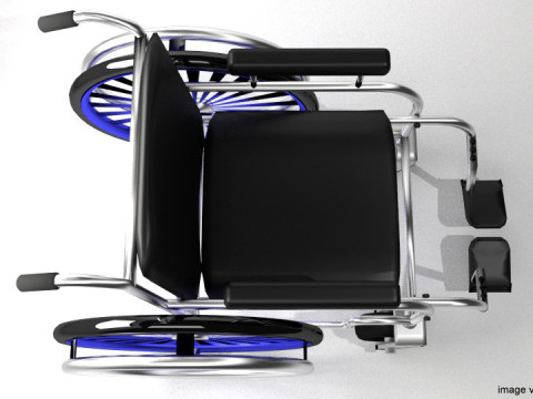Wheelchair 3D Model