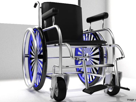 Wheelchair 3D Model