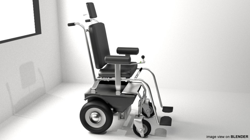 Self-control Wheelchair Modèle 3D .c4d .max .obj .3ds .fbx .stl .blend 