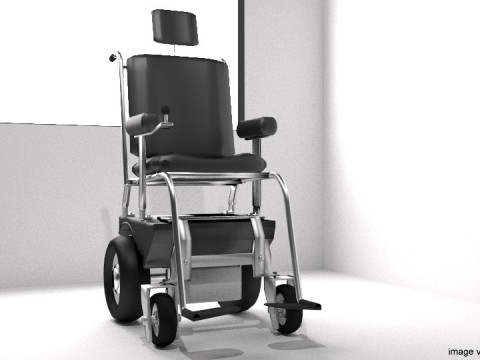 Self-control Wheelchair Modèle 3D