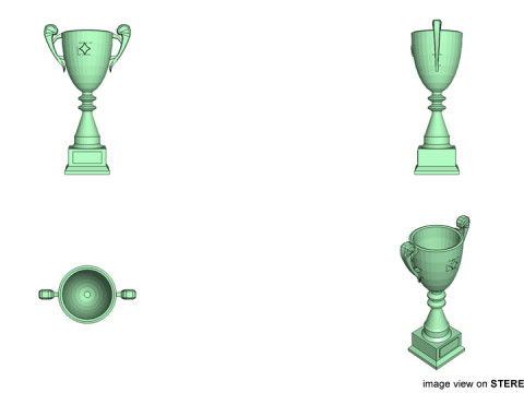 Trophy - Cup 3D Model