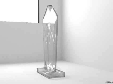 Trophy - Glass Modello 3D