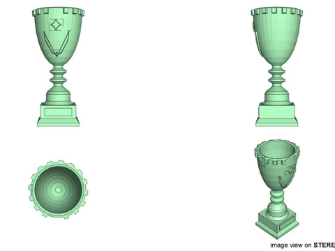 Trophy - Goblet 3D Модель