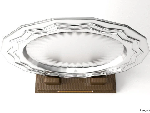 Trophy - Plate 3D Model