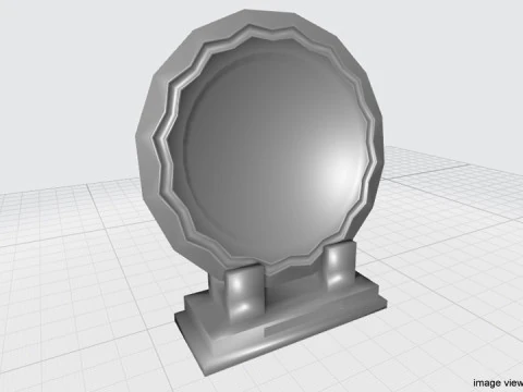 Trophy - Plate 3D Model