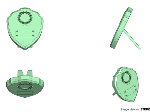 Trophy - Shields Model 3D