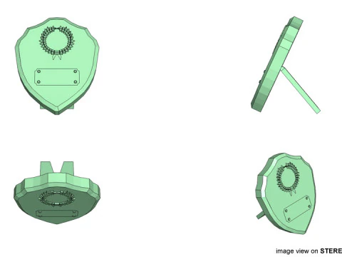 Trophy - Shields 3D Model