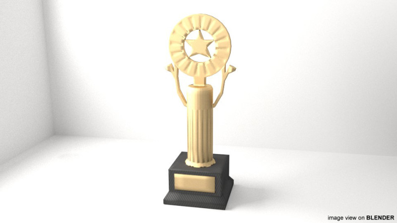 Trophy - Star Modelo 3D .c4d .max .obj .3ds .fbx .stl .blend 