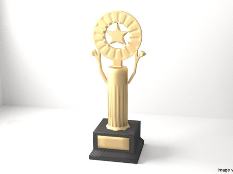 Trophy - Star 3D मॉडल