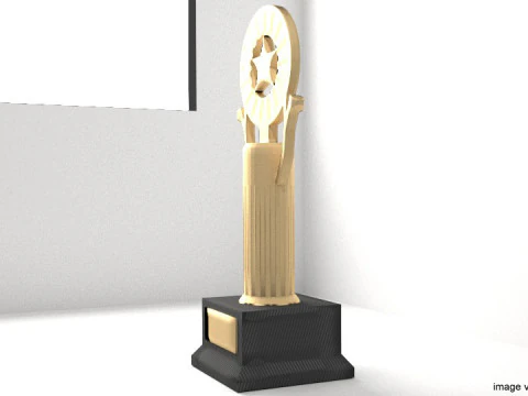 Trophy - Star 3D Model