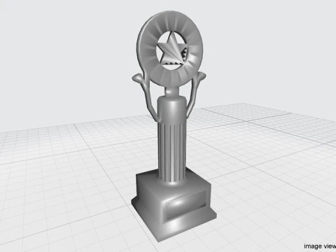 Trophy - Star 3D Model