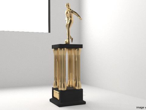 Trophy - Statue 3D Model