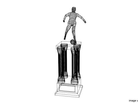 Trophy - Statue 3D Model