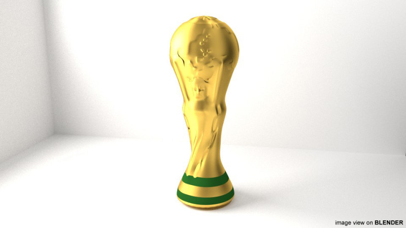 Trophy - World Cup Modèle 3D .c4d .max .obj .3ds .fbx .stl .blend 