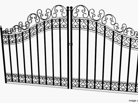 Steel Door Gate - Type 3 3D-Modell