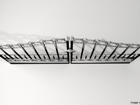 Steel Door Gate - Type 4 Modello 3D