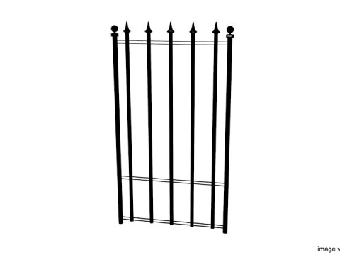 Gate Door - Type 1 3D Model
