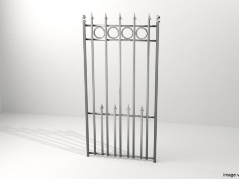Gate Door - Type 2 3D 模型