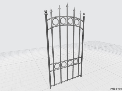 Gate Door - Type 3 Model 3D