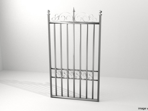 Gate Door - Type 4 3D Model